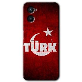 Oppo Reno 3 Ayyıldız Türk Baskılı Uyumlu Silikon Kılıf