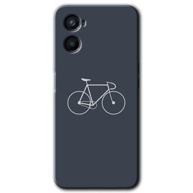 Oppo Reno 3 Bike Baskılı Uyumlu Silikon Kılıf