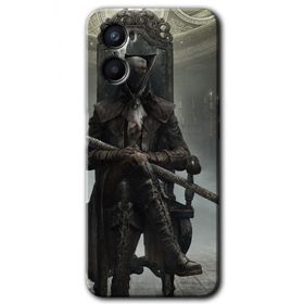 Oppo Reno 3 Bloodborne Hunters Baskılı Uyumlu Silikon Kılıf
