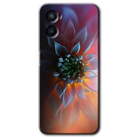 Oppo Reno 3 Çiçek Motif Baskılı Uyumlu Silikon Kılıf