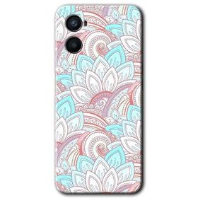 Oppo Reno 3 Çin Mandala 1 Baskılı Uyumlu Silikon Kılıf