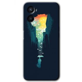 Oppo Reno 3 City Bird Sky Baskılı Uyumlu Silikon Kılıf