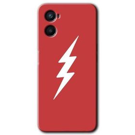 Oppo Reno 3 Flash Logo Baskılı Uyumlu Silikon Kılıf