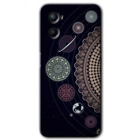 Oppo Reno 3 Gezegen Döngüsü Baskılı Uyumlu Silikon Kılıf