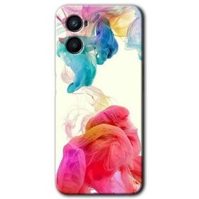 Oppo Reno 3 Gökkuşağı Color Baskılı Uyumlu Silikon Kılıf