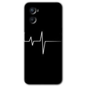 Oppo Reno 3 Heart Rytm Baskılı Uyumlu Silikon Kılıf