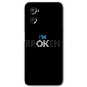 Oppo Reno 3 Im Broken Baskılı Uyumlu Silikon Kılıf