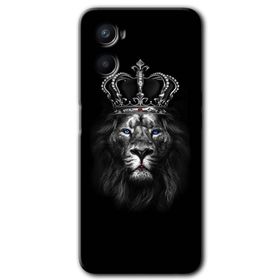 Oppo Reno 3 King Lion Baskılı Uyumlu Silikon Kılıf