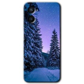 Oppo Reno 3 Kış Manzarası Baskılı Uyumlu Silikon Kılıf