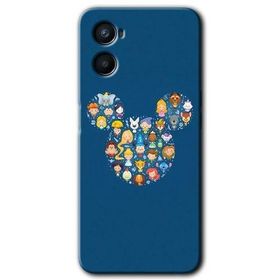 Oppo Reno 3 Mickey Baskılı Uyumlu Silikon Kılıf