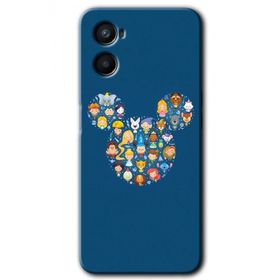 Oppo Reno 3 Mickey Baskılı Uyumlu Silikon Kılıf