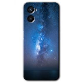 Oppo Reno 3 Samanyolu Baskılı Uyumlu Silikon Kılıf
