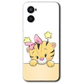 Oppo Reno 3 Sevimli Kedi Baskılı Uyumlu Silikon Kılıf