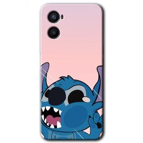Oppo Reno 3 Stitch Baskılı Uyumlu Silikon Kılıf