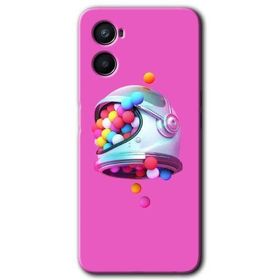 Oppo Reno 3 Uzay Başlığı Baskılı Uyumlu Silikon Kılıf
