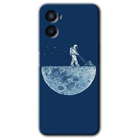 Oppo Reno 3 Uzay İşçisi Baskılı Uyumlu Silikon Kılıf