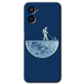 Oppo Reno 3 Uzay İşçisi Baskılı Uyumlu Silikon Kılıf