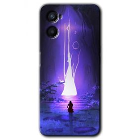 Oppo Reno 3 Wanderer Silhouette Baskılı Uyumlu Silikon Kılıf