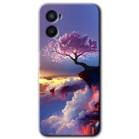 Oppo Reno 3 Wash Red Wall Baskılı Uyumlu Silikon Kılıf