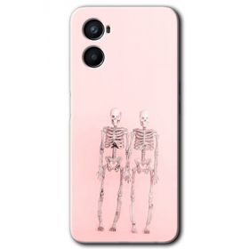 Oppo Reno 3 Yaşayan Çift Baskılı Uyumlu Silikon Kılıf