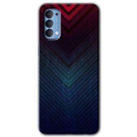 Oppo Reno 4 Abstract 4 Baskılı Uyumlu Silikon Kılıf