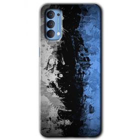 Oppo Reno 4 Abstract Wallpaper Baskılı Uyumlu Silikon Kılıf