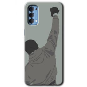 Oppo Reno 4 Artwork Wide Baskılı Uyumlu Silikon Kılıf
