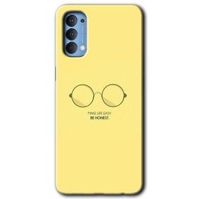 Oppo Reno 4 Be Honest Baskılı Uyumlu Silikon Kılıf