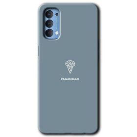 Oppo Reno 4 Beyin Gıdası Baskılı Uyumlu Silikon Kılıf