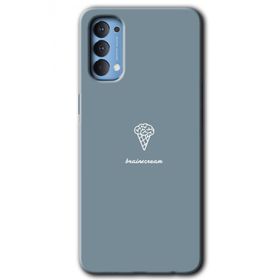 Oppo Reno 4 Beyin Gıdası Baskılı Uyumlu Silikon Kılıf