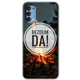 Oppo Reno 4 Bezdum Da Baskılı Uyumlu Silikon Kılıf