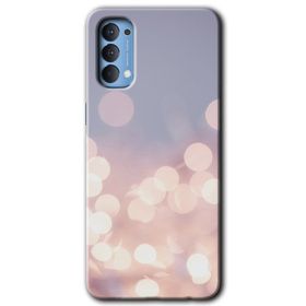 Oppo Reno 4 Blur Lights Baskılı Uyumlu Silikon Kılıf
