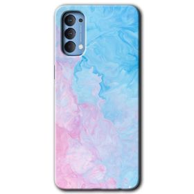 Oppo Reno 4 Blur Lights Baskılı Uyumlu Silikon Kılıf