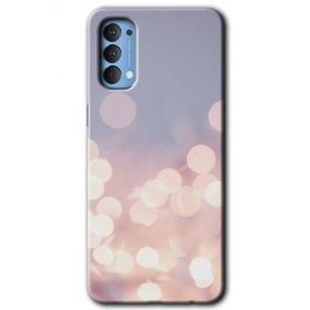 Oppo Reno 4 Blur Lights Baskılı Uyumlu Silikon Kılıf