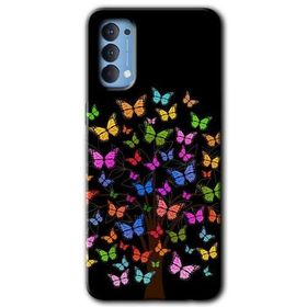 Oppo Reno 4 Cacti Prairies Baskılı Uyumlu Silikon Kılıf