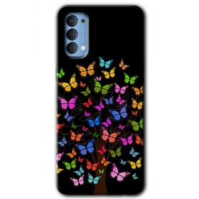 Oppo Reno 4 Cacti Prairies Baskılı Uyumlu Silikon Kılıf
