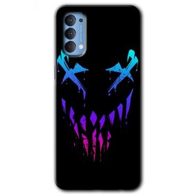 Oppo Reno 4 Çığlık Baskılı Uyumlu Silikon Kılıf