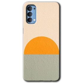 Oppo Reno 4 Color Wall Baskılı Uyumlu Silikon Kılıf