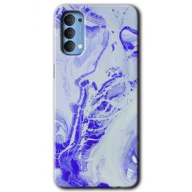 Oppo Reno 4 Cranny Liquid Wall Baskılı Uyumlu Silikon Kılıf