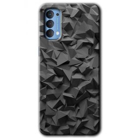 Oppo Reno 4 Dark Broke Baskılı Uyumlu Silikon Kılıf
