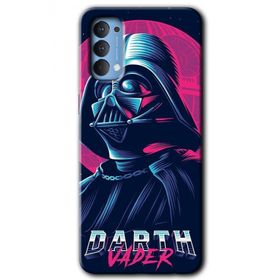 Oppo Reno 4 Darth Vader Baskılı Uyumlu Silikon Kılıf