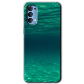 Oppo Reno 4 Derin Deniz Baskılı Uyumlu Silikon Kılıf