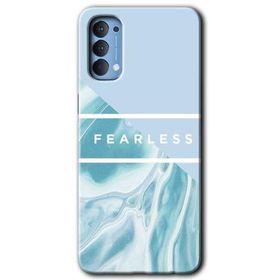 Oppo Reno 4 Fearless Baskılı Uyumlu Silikon Kılıf