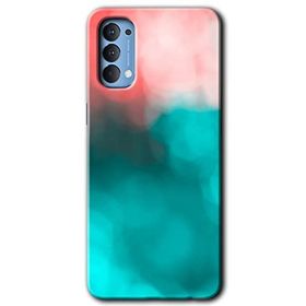 Oppo Reno 4 Flu Işık Baskılı Uyumlu Silikon Kılıf