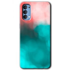 Oppo Reno 4 Flu Işık Baskılı Uyumlu Silikon Kılıf
