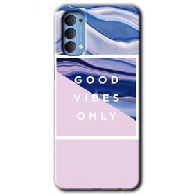 Oppo Reno 4 Good Vibes Baskılı Uyumlu Silikon Kılıf
