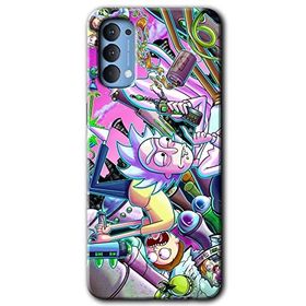 Oppo Reno 4 Graffiti Çizgi Film Baskılı Uyumlu Silikon Kılıf