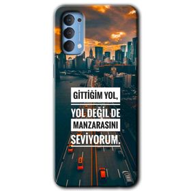 Oppo Reno 4 Graffiti Çizgi Film Baskılı Uyumlu Silikon Kılıf
