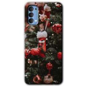 Oppo Reno 4 Happy New Year Baskılı Uyumlu Silikon Kılıf