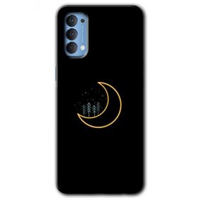 Oppo Reno 4 İyi Geceler Baskılı Uyumlu Silikon Kılıf